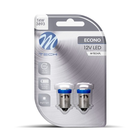 Blister 2x LED L008B - BA9s 1xSMD5050 Azul