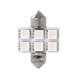 Blister 2x LED L027B - C5W 31mm 6xSMD5050 Azul
                                                                  