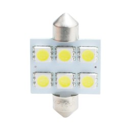 Blister 2x LED L052W - C5W 36mm 6xSMD5050 Blanco
                                                                  