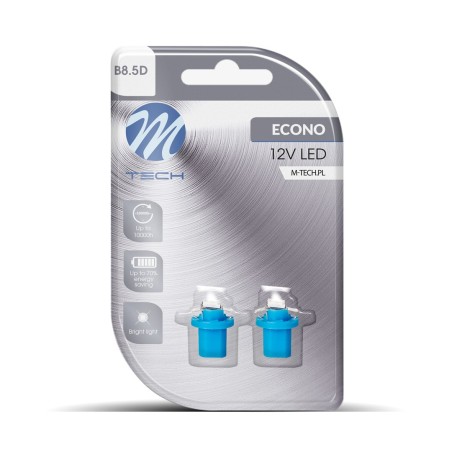 Blister 2x LED L092B - B8.5D 1xSMD5050 Azul