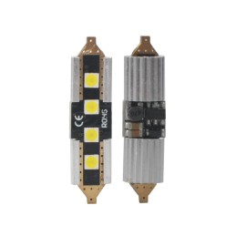 Blister 2x LED L350W - C5W 36mm SMD3632 2W Samsung CANBUS Blanco
                                                                  