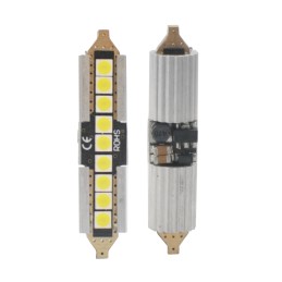 Blister 2x LED L351W - C5W 42mm SMD3632 2W Samsung CANBUS Blanco
                                                                  