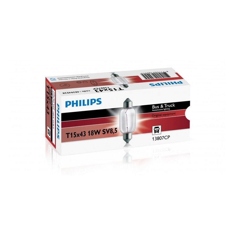 Philips Festoon T15x43 24V18W SV8,5 CP