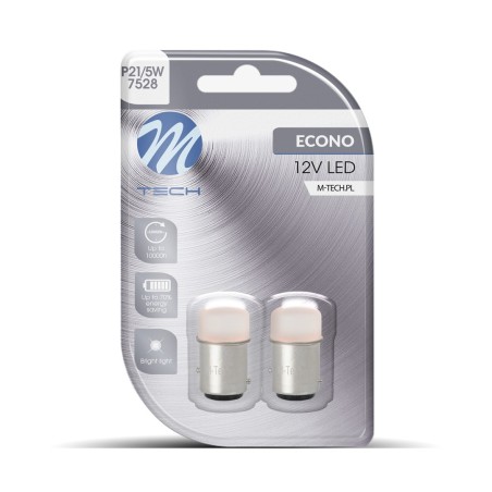 Blister 2x LED LB038W - BAY15d 24LED 5mm Rojo