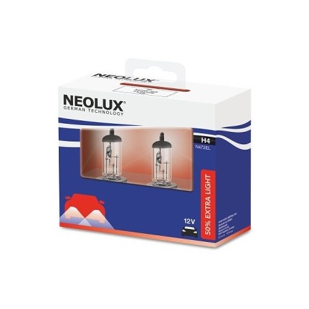 NEOLUX Extra Light +50% P43t 12V 60/55W H4