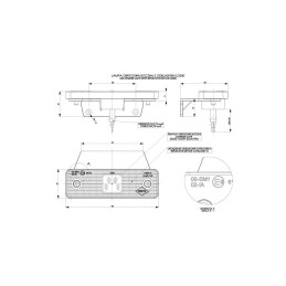 Luz de gálibo HORPOL LED HOR55 LD500 12/24V ECE Naranja
                                                                  