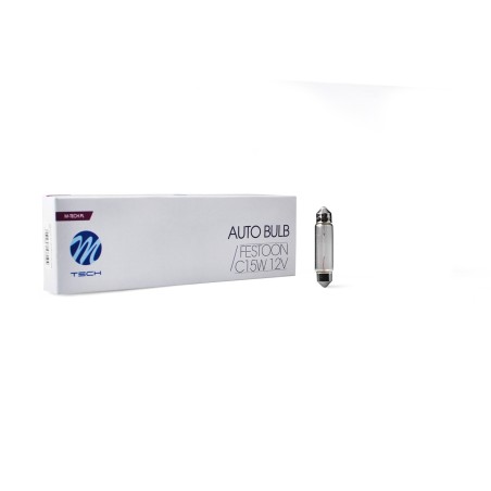 Lámpara M-TECH C15W 12V 15W 43mm 12V 15W SV8.5-8
