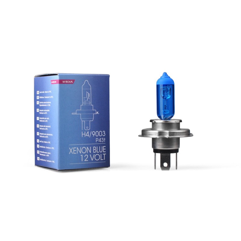 Lámpara halógena M-Tech Xenon Blue HB2 P43t 12V 60/55W H4 9003