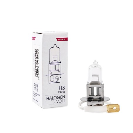 Lámpara halógena M-Tech PK22s 12V/100W H3