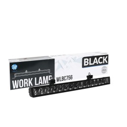 Faro largo alcance, barra LED -  una fila - soporte lateral, 105W 12-48V 21", Black Series