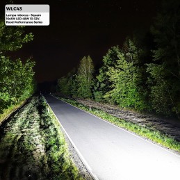 Faro de trabajo - Cuadrado 16x3W LED 48W 10-32V Flood, Performance Series