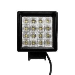 Faro de trabajo - Cuadrado 16x3W LED 48W 10-32V Flood, Performance Series