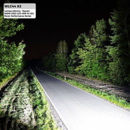 Faro de trabajo - Cuadrado 9x5W CREE 45W 10-32V Flood, Performance Series