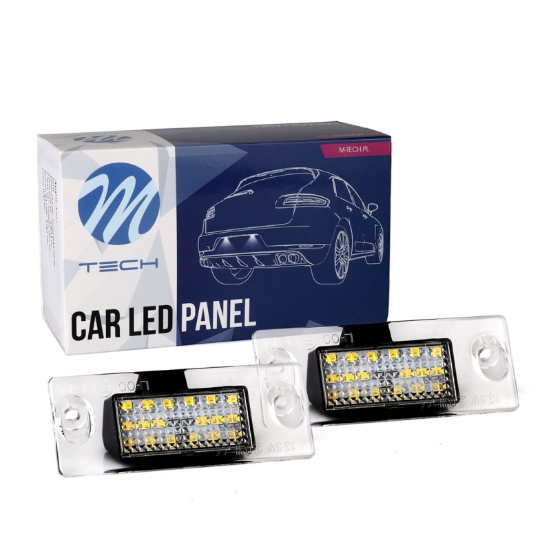 Luz de matrícula de LED 18 SMD Audi A4-2