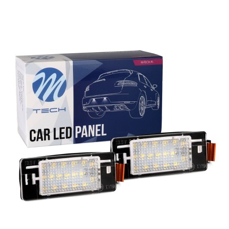 Luz de matrícula de LED 18 SMD Opel Vectra