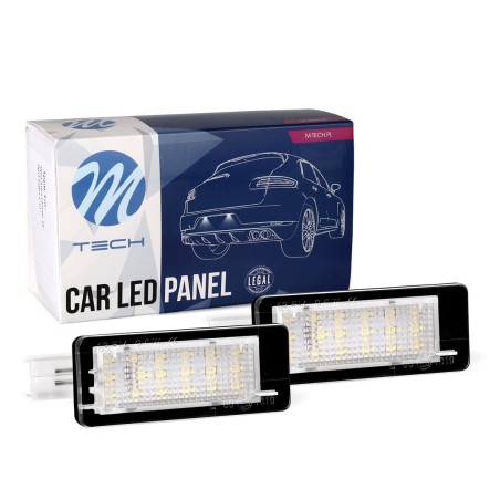 Luz de matrícula de LED 18 SMD Renault Megane II