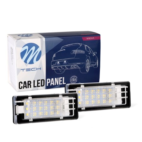 Luz de matrícula de LED 18 SMD Renault Clio