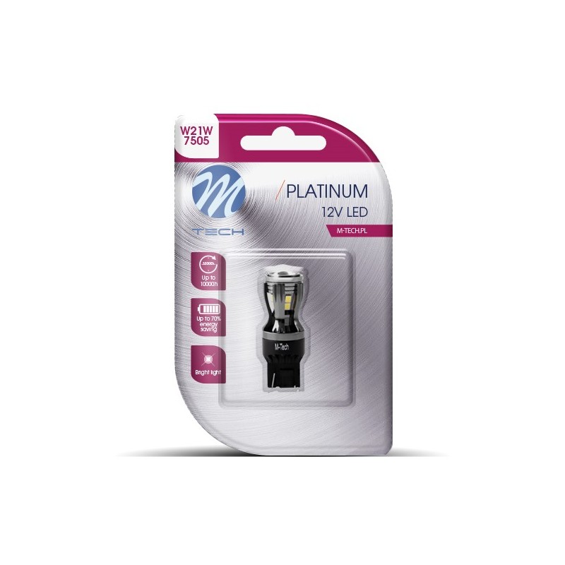 Blister 1x LED L822W - T20 Haz Único 14x2835SMD CANBUS 12-24V Blanco