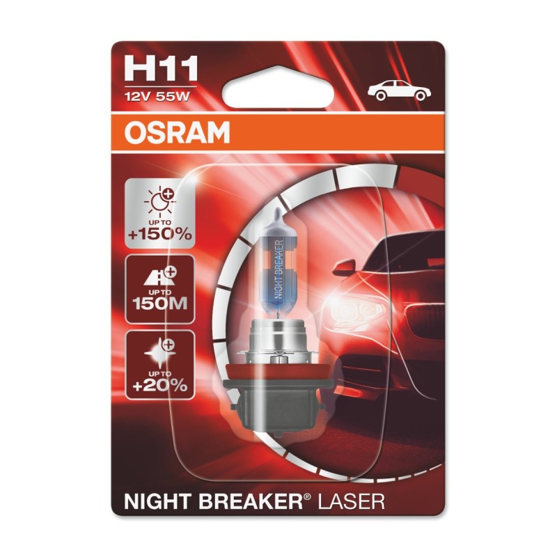 NIGHT BREAKER® LASER H11 01-Blister