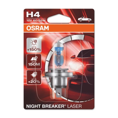 NIGHT BREAKER® LASER H4 01-Blister