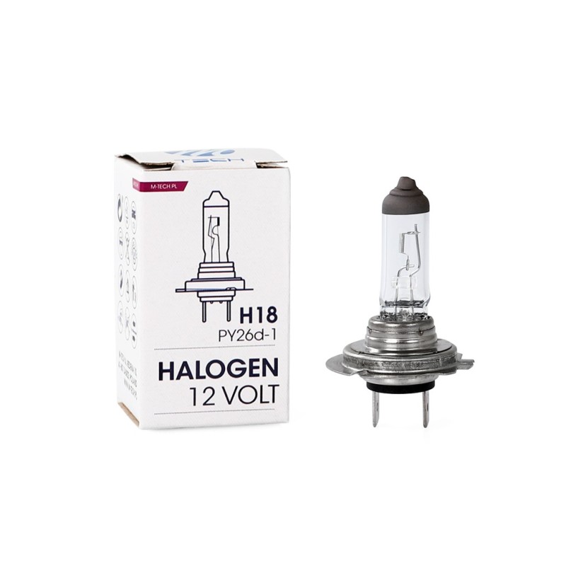 Lámpara halógena M-Tech H18 65W PY26D-1 12V