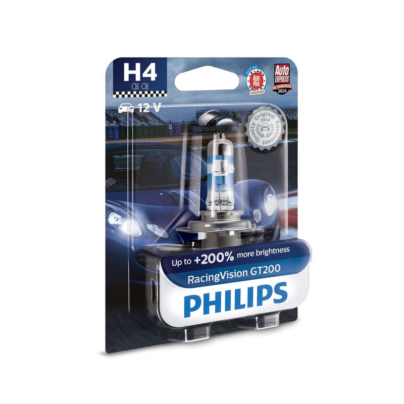 Philips RacingVision GT200 H4 12342 RGT 12V 60/55W P43t-38 B1