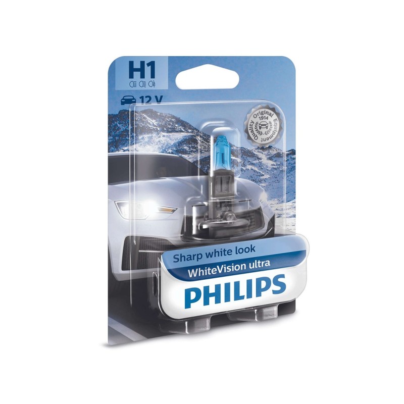 Philips WhiteVision ultra H1 12258 WVU 12V 55W P14,5s B1