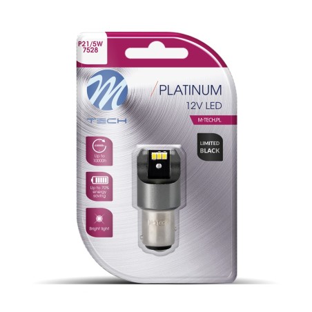 Blister 1x Diode LED S25-1157/BAY15D 6x3020 SMD Blanco