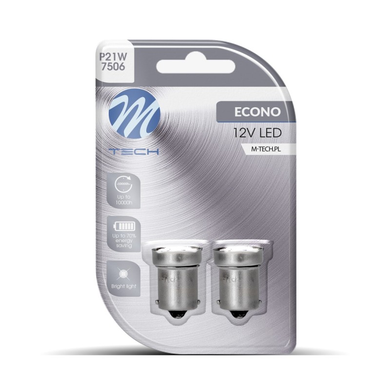 Blister 2xLED L088 - 2x Ba15s G18 9xSMD2835 Rojo