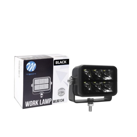 Faro de largo alcance- dobre fila- soporte inferior- 30W 10-32V 3,4", Black Series