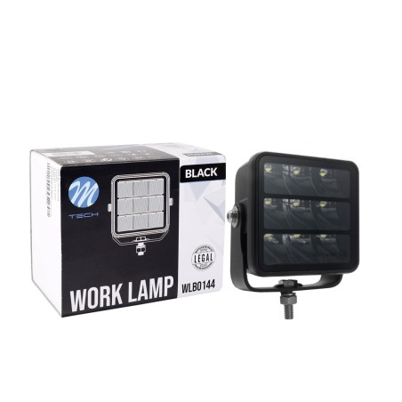 Faro de largo alcance- triple fila- soporte inferior- 45W 10-32V 3,4", Black Series