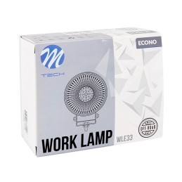 Lampa Robocza M-TECH ECONO WLE33 - 4" 28xSMD3030 - Round 28W 10-30V Flood