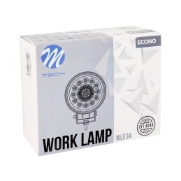 Lampa Robocza M-TECH ECONO WLE34 - 4" 33xSMD3030 - Round 33W 10-30V Combo