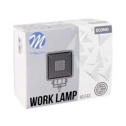 Lampa Robocza M-TECH ECONO WLE43 - 4" 49xSMD3030 - Square 49W 10-30V Flood