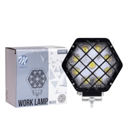 Lampa Robocza M-TECH ECONO WLE52 - 4" 9x3W Hex 27W 12-30V 4D Spot