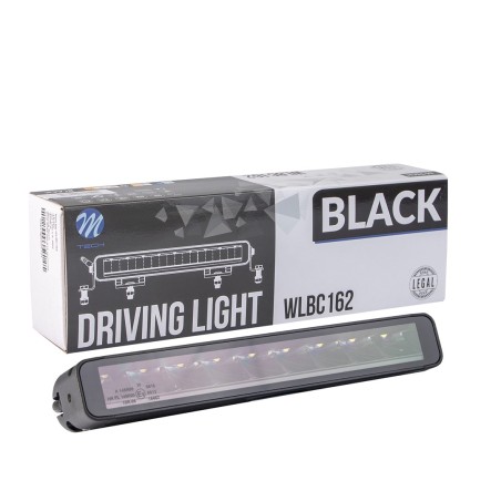 Driving light M-TECH BLACK SERIES 9x5W LED 12-48V 45W 11,2", single row + dynamic position light - side bracket ->WLBC172 &