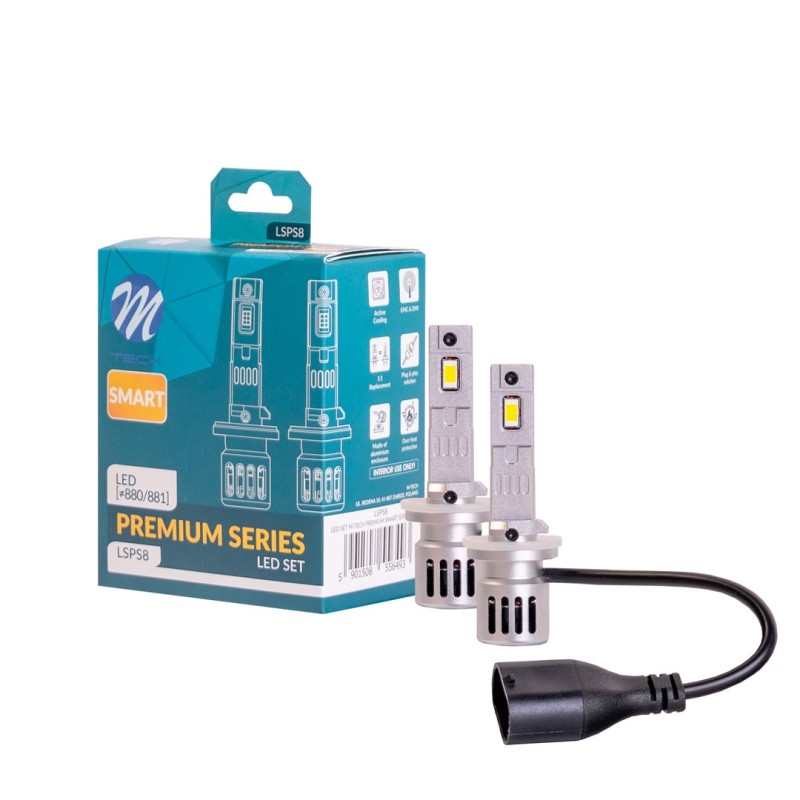 BOMBILLA LED PREMIUM SERIE SMART 880/881; 2 uds