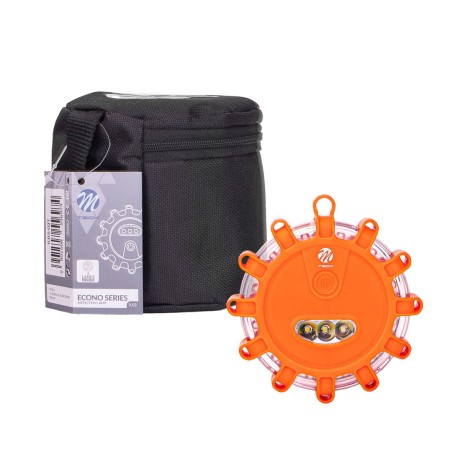 3x Luz de advertencia 12+3 LED 3xAAA Ambar