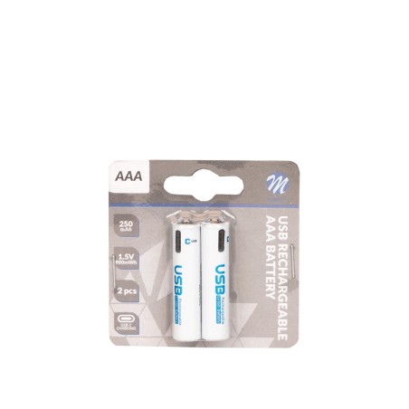 ACCU AAA 250mAh/900mwh USB-C 2pcs/Blister