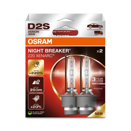 OSRAM NIGHT BREAKER LASER XENARC GEN2 66240XN2-2HB D2S P32d-2 85V 35W