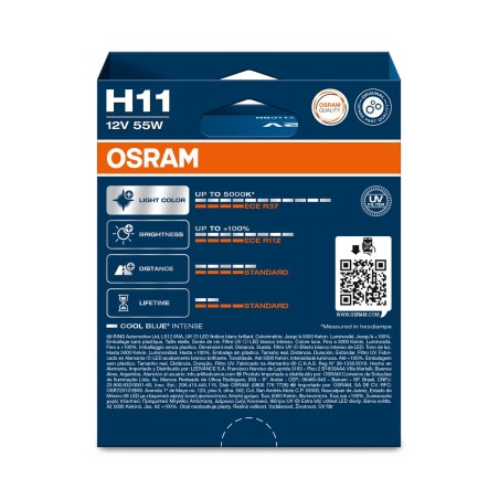 OSRAM COOL BLUE INTENSE 64211CBN-2HB H11 PGJ19-2 12V 55W