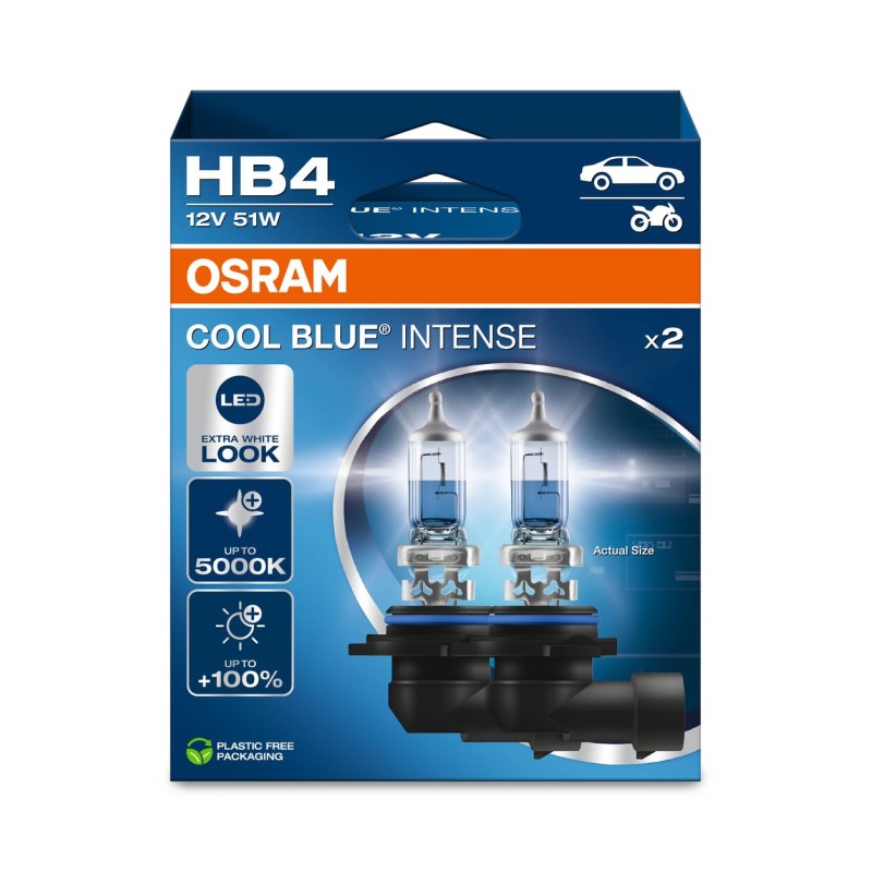 OSRAM COOL BLUE INTENSE 9006CBN-2HB HB4 P22d 12V 51W