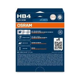 OSRAM COOL BLUE INTENSE 9006CBN-2HB HB4 P22d 12V 51W
                                                                  