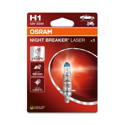 OSRAM NIGHT BREAKER LASER 64150NL-1BL H1 P14,5s 12V 55W
                                                                  