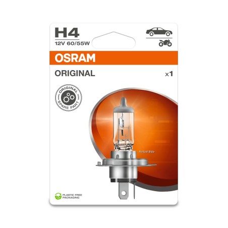 OSRAM ORIGINAL 64193-1BL H4 P43t 12V 60/55W