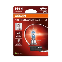 OSRAM NIGHT BREAKER LASER 64211NL-1BL H11 PGJ19-2 12V 55W