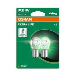 OSRAM ULTRALIFE 7506ULT-2BL P21W BA15s 12V 21W