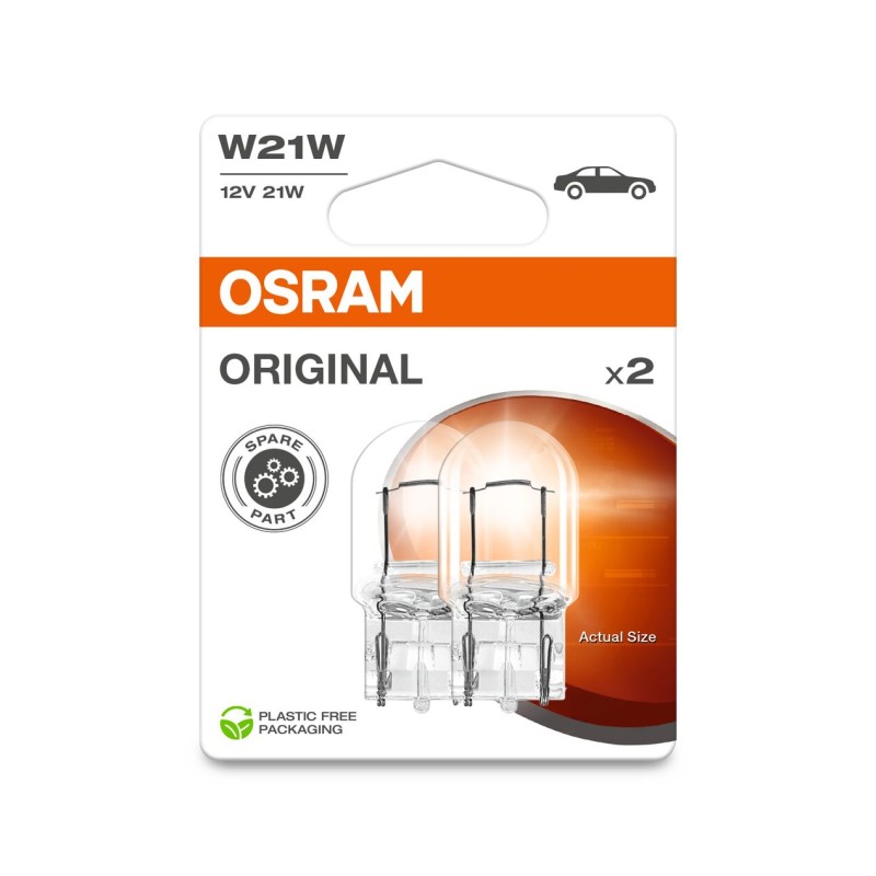 OSRAM ORIGINAL 7505-2BL W21W W3x16d 12V 21W