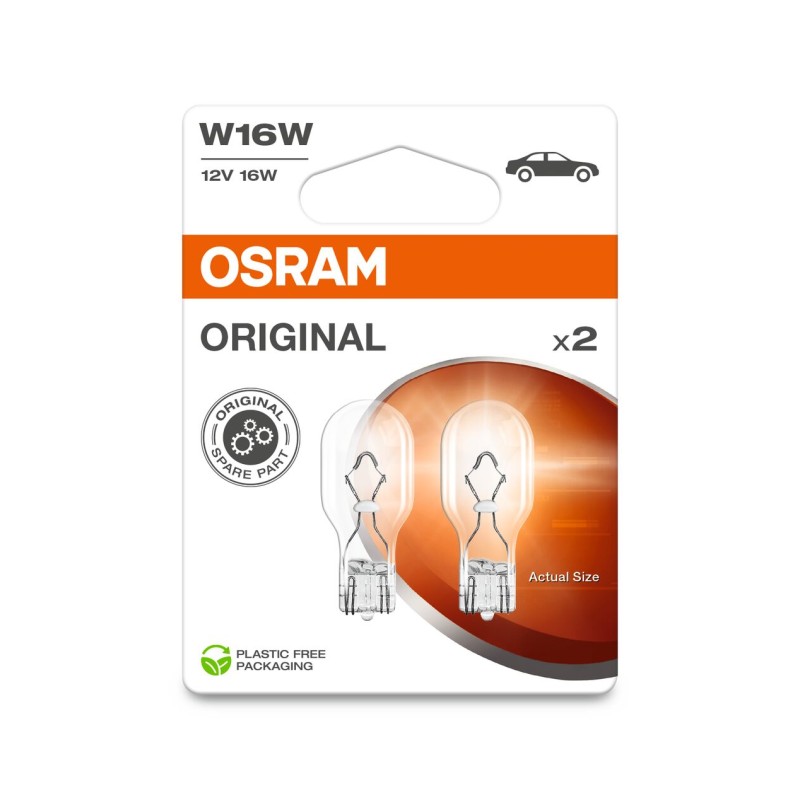OSRAM ORIGINAL 921-2BL W16W W2.1x9.5d 12V 16W