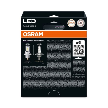 OSRAM LEDriving EASY 64193DWESY-2HB ~H4 P43t / PU43t-3 12V 18.7W/19.0WW